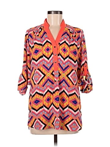 My Michelle 3/4 Sleeve Blouse (view 1)