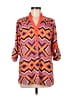 My Michelle 100% Polyester Orange 3/4 Sleeve Blouse Size M - photo 1