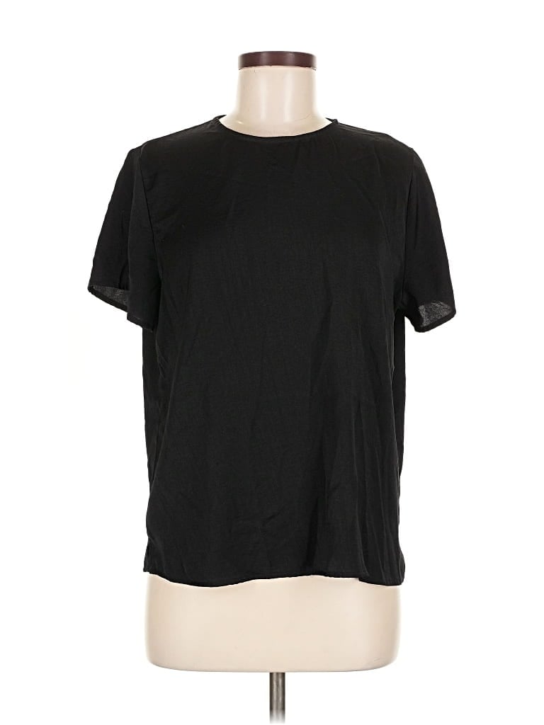 Pre-owned Banana Republic Factory Store Short Sleeve T-shirt In Black