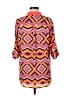 My Michelle 100% Polyester Orange 3/4 Sleeve Blouse Size M - photo 2