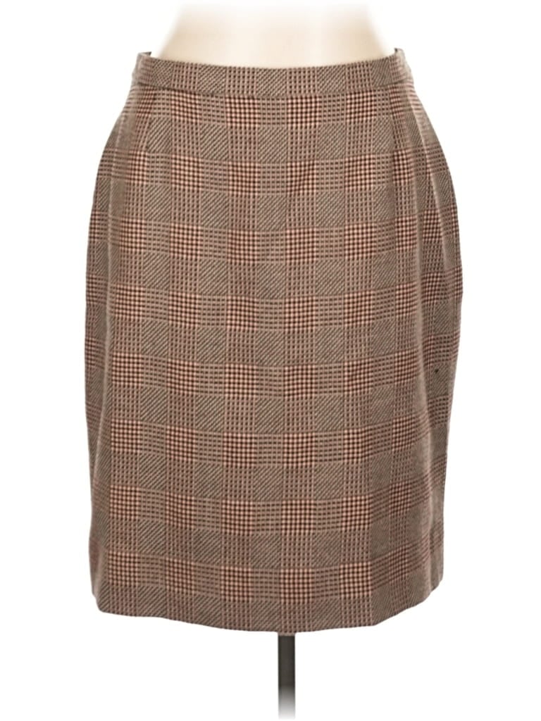 Pre-owned Escada By Margaretha Ley Wool Skirt In Brown