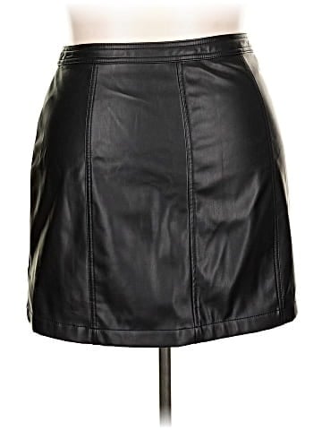 No Boundaries Faux Leather Skirt (view 2)