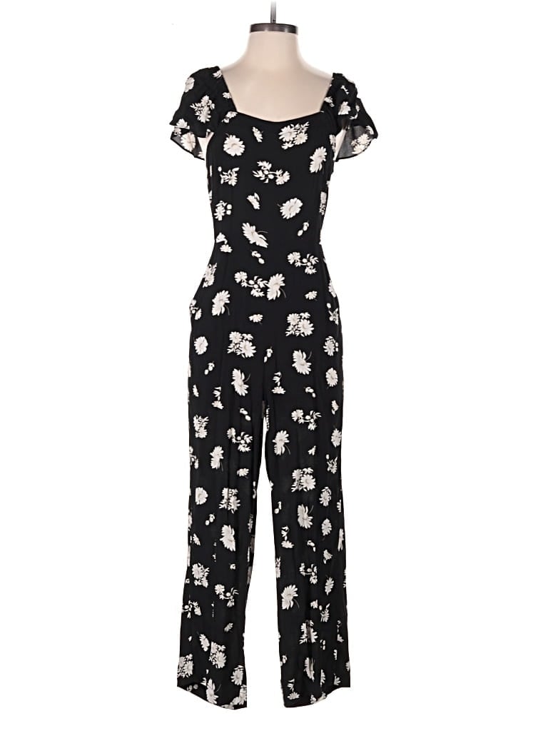 Pre-owned Ann Taylor Loft Outlet Jumpsuit In Black