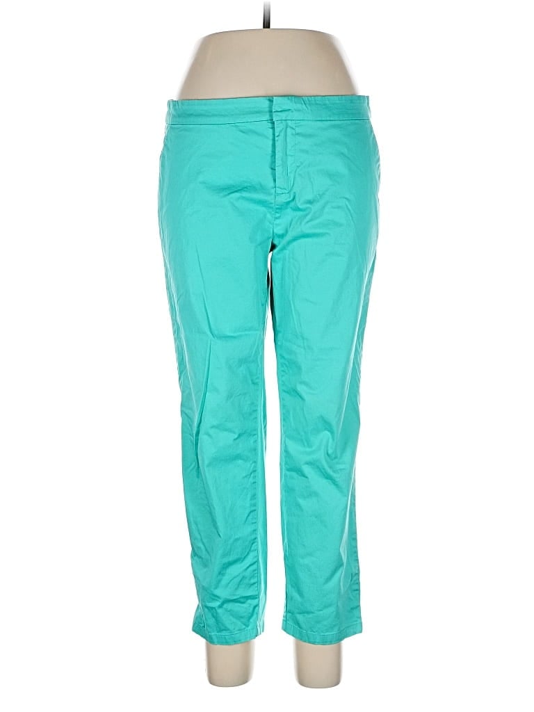 Pre-owned Garnet Hill Casual Pants In Blue