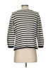 Marled by Reunited 100% Cotton Stripes Ivory Black Pullover Sweater Size XS - photo 2