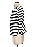 Marled by Reunited 100% Cotton Stripes Ivory Black Pullover Sweater Size XS - photo 5
