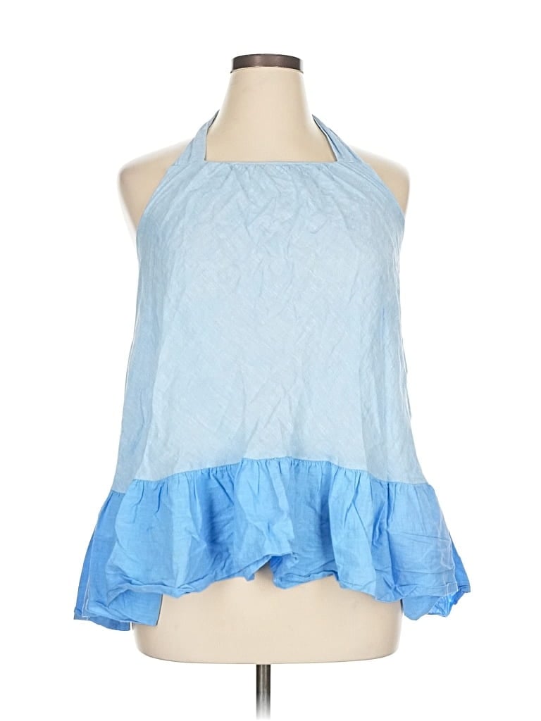 Pre-owned Sachin & Babi Sleeveless Blouse In Blue
