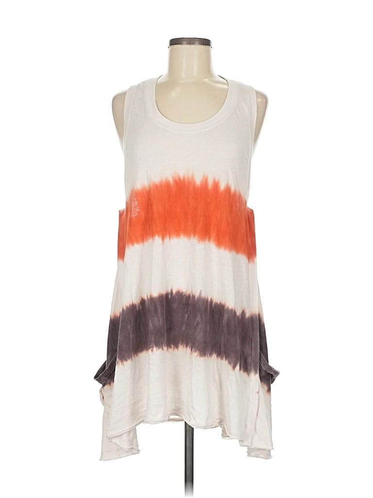 Pre-owned We The Free Sleeveless Top Orange Halter Neckline Tops