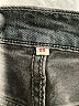Levi's Chevron-herringbone Black Jeans Size 25 waist - photo 6