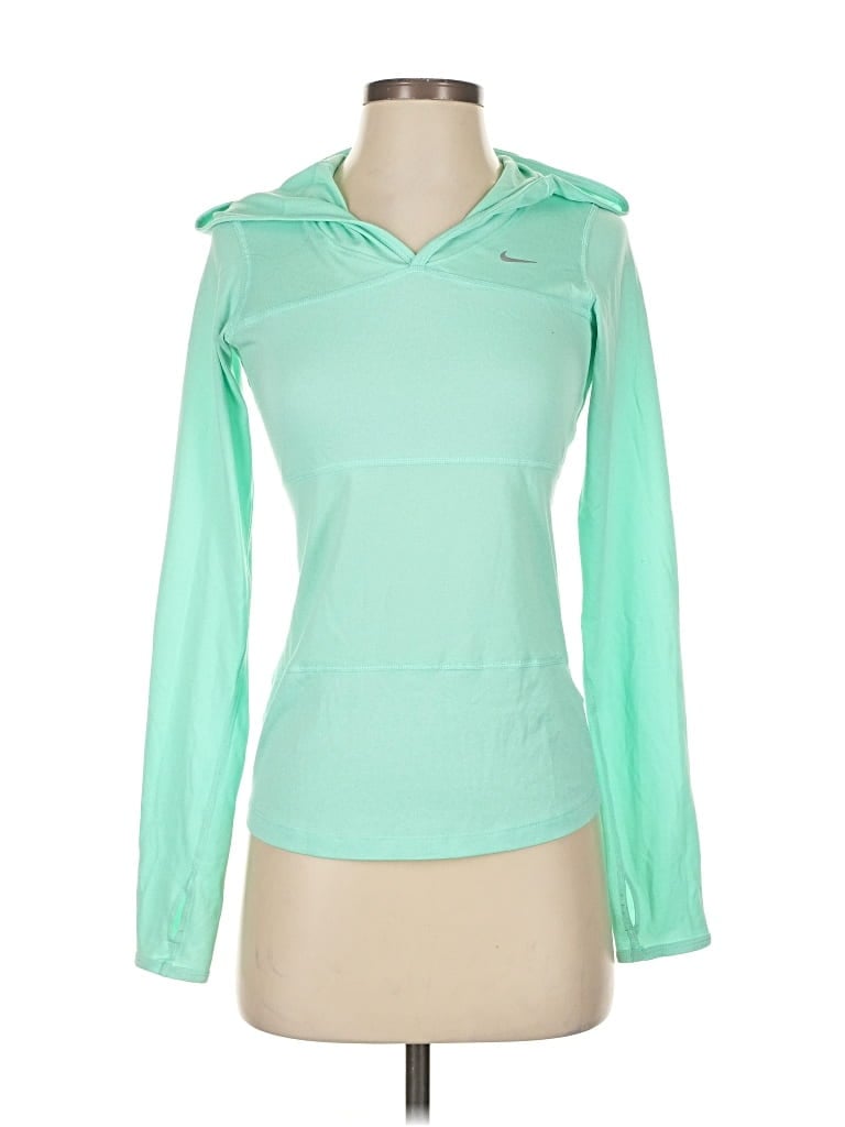 Pre-owned Nike Long Sleeve T-shirt In Green