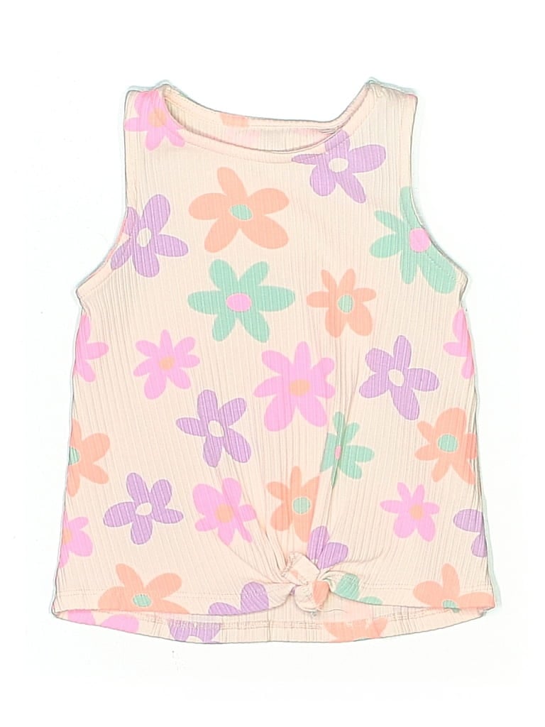 Pre-owned Zara Kids' Tank Top Pink Halter Neckline Tops