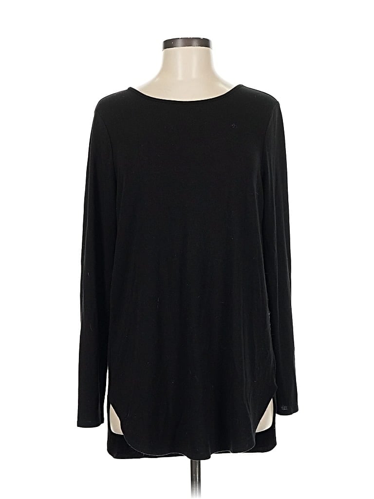 Pre-owned Calvin Klein Long Sleeve T-shirt In Black