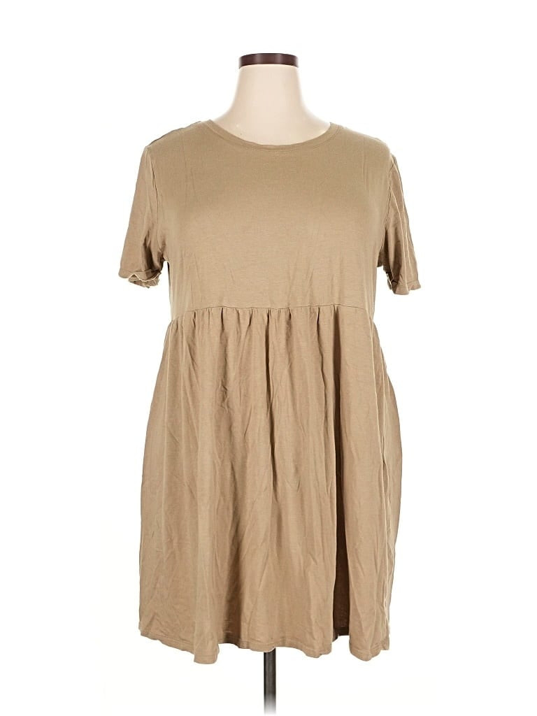 Pre-owned Wild Fable Casual Dress In Brown
