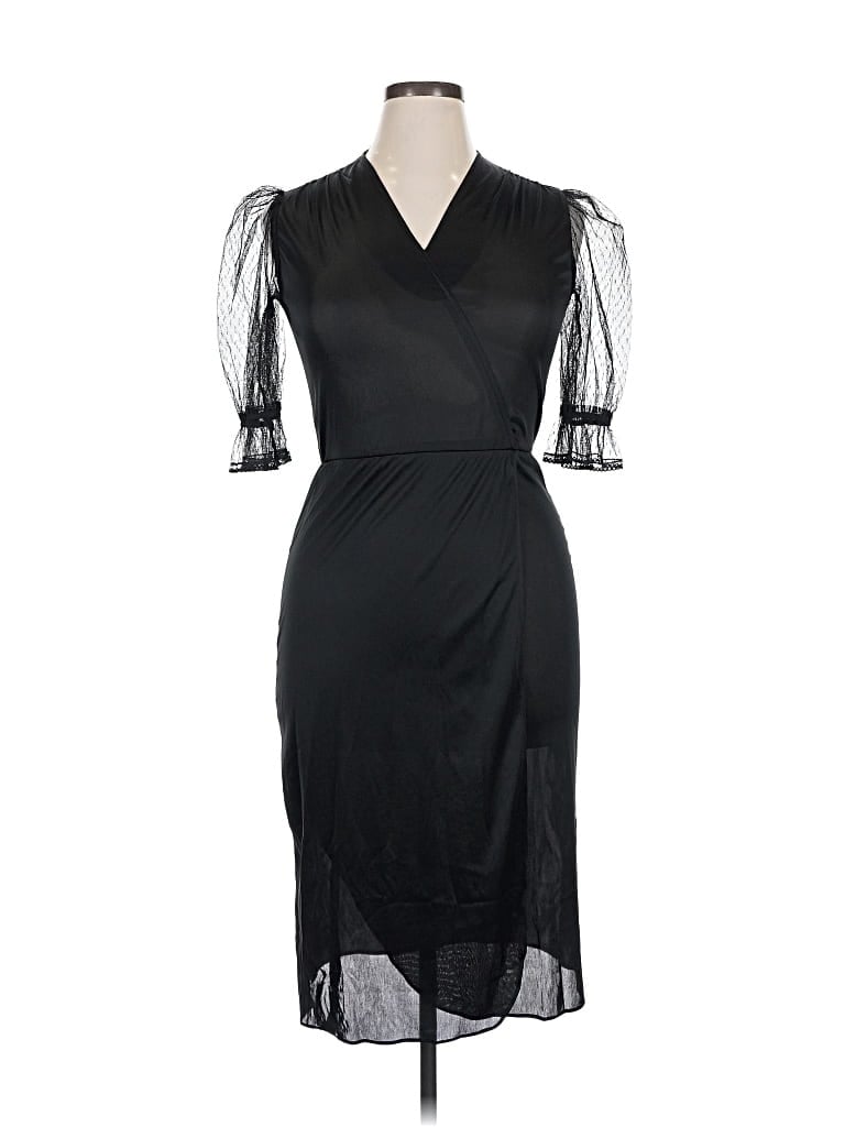 Pre-owned Jcpenney Cocktail Dress In Black