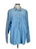 J.Crew 100% Cotton Blue Long Sleeve Button-Down Shirt Size 00 - photo 1