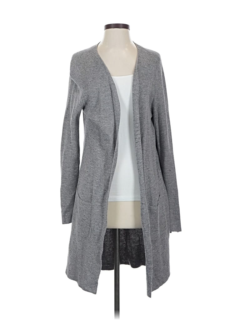 Pre-owned Nic + Zoe Cardigan Sweater In Gray