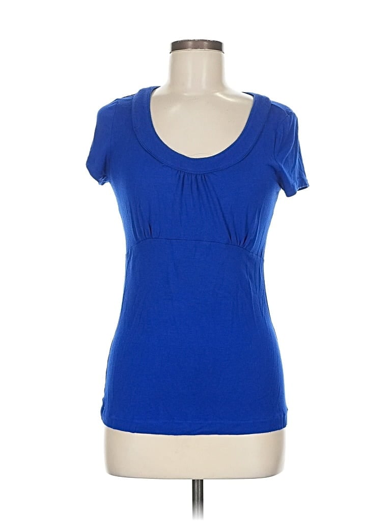 Pre-owned Banana Republic Factory Store Short Sleeve T-shirt In Blue