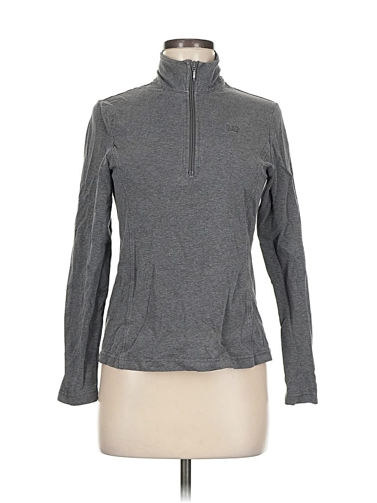 Pre-owned Gap Body Outlet Turtleneck Sweater In Gray