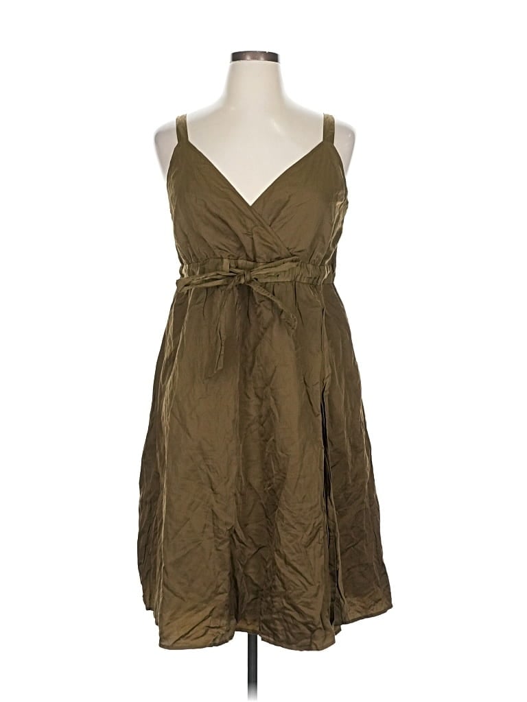 Pre-owned Eileen Fisher Casual Dress In Brown
