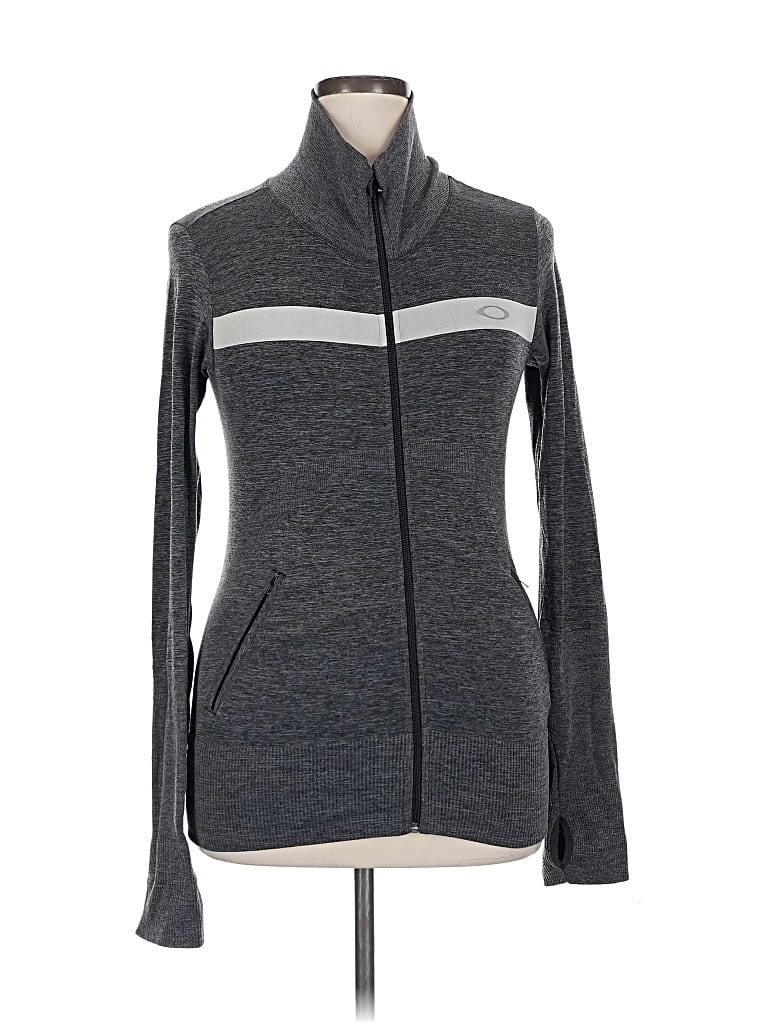 Pre-owned Oakley Track Jacket In Gray