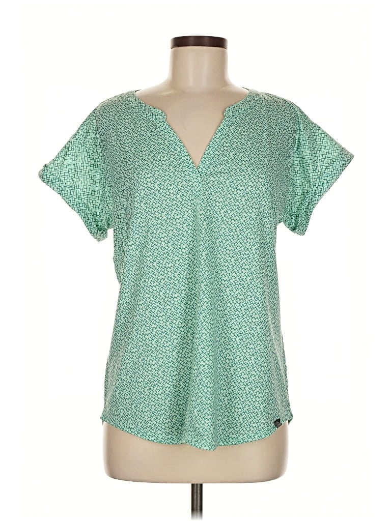 Pre-owned L.l.bean Short Sleeve T-shirt In Green