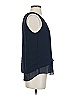 Rebecca Taylor 100% Polyester Blue Sleeveless Blouse Size 4 - photo 4