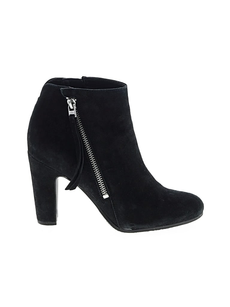 Pre-owned Sam Edelman Ankle Boots In Black
