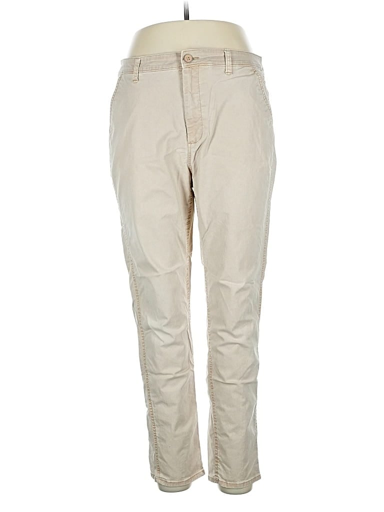 Pre-owned Old Navy Khaki Pant In Brown