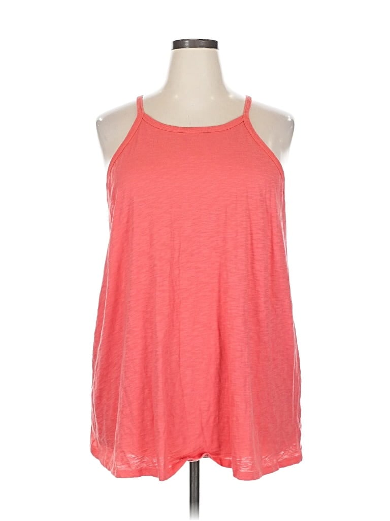 Pre-owned Torrid Tank Top Red Halter Neckline Tops