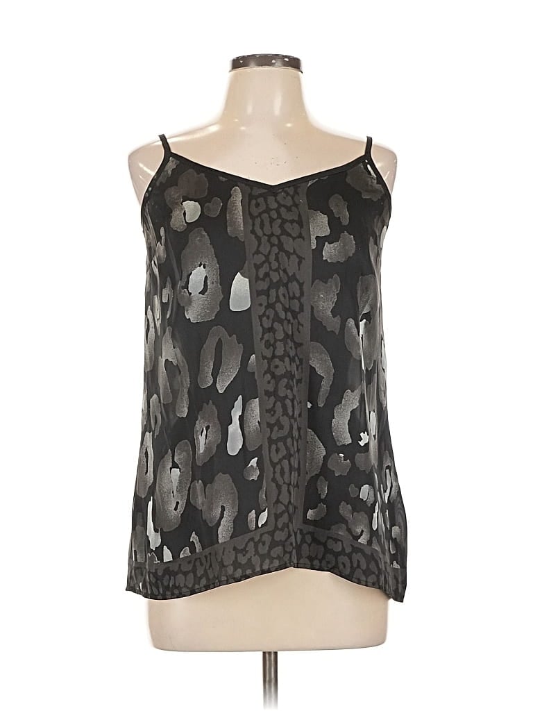 Pre-owned Express Sleeveless Blouse In Black