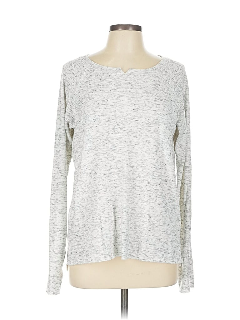 Pre-owned Michael Stars Pullover Sweater In Silver