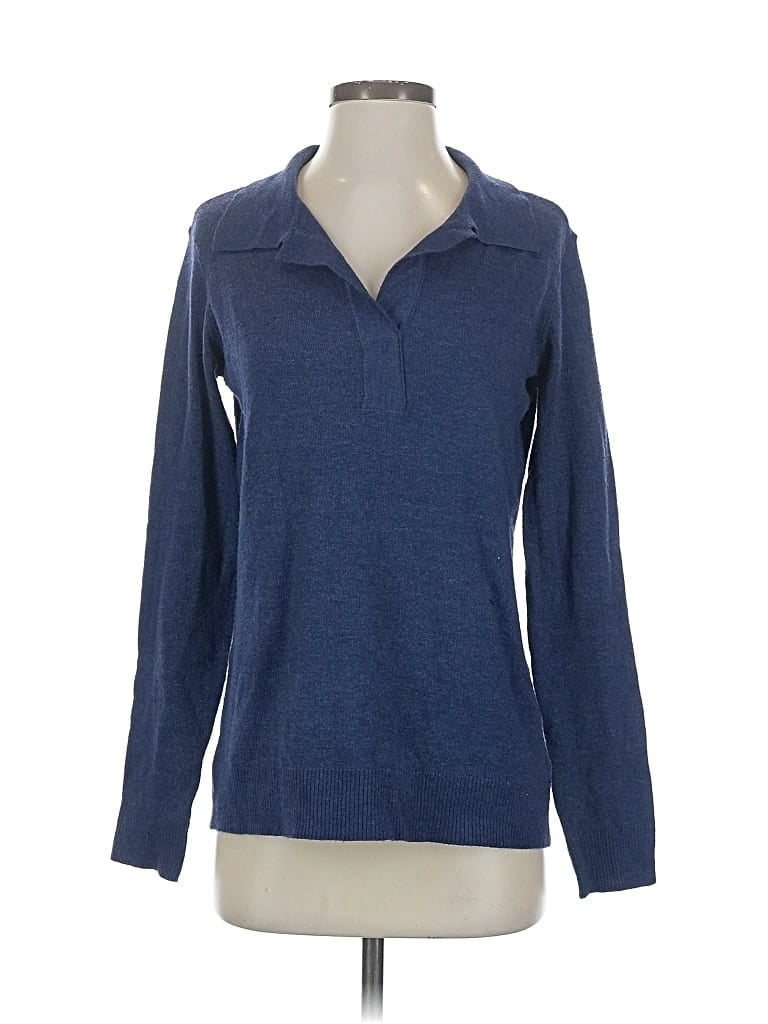 Pre-owned Karen Scott Pullover Sweater In Blue