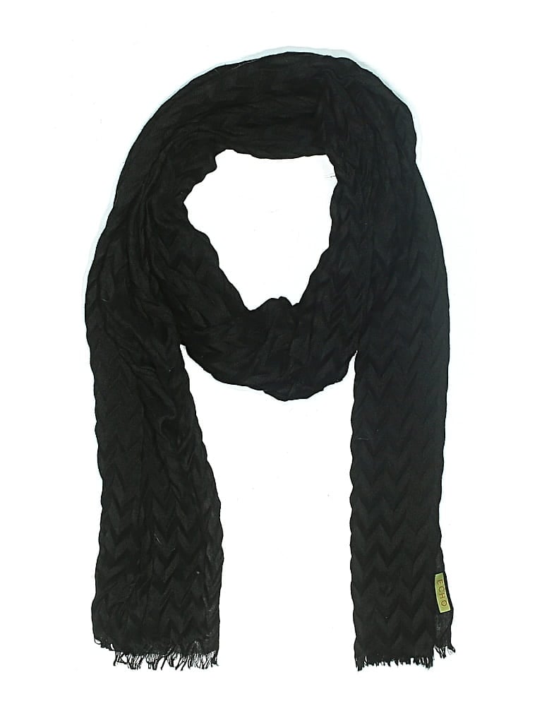 Pre-owned Echo Scarf In Black