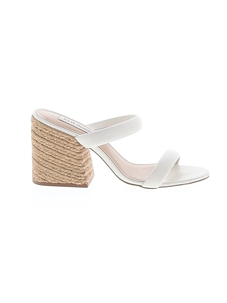 Pre-owned Steve Madden Sandals In White