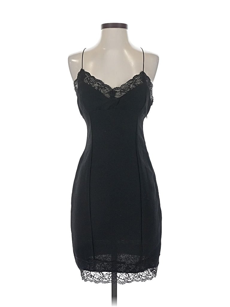 Pre-owned Zara Trf Cocktail Dress In Black