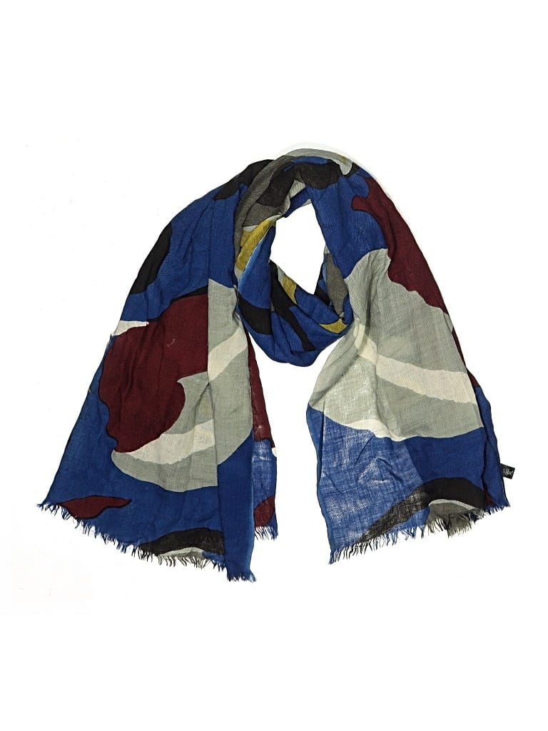 Pre-owned W By Worth Scarf In Blue