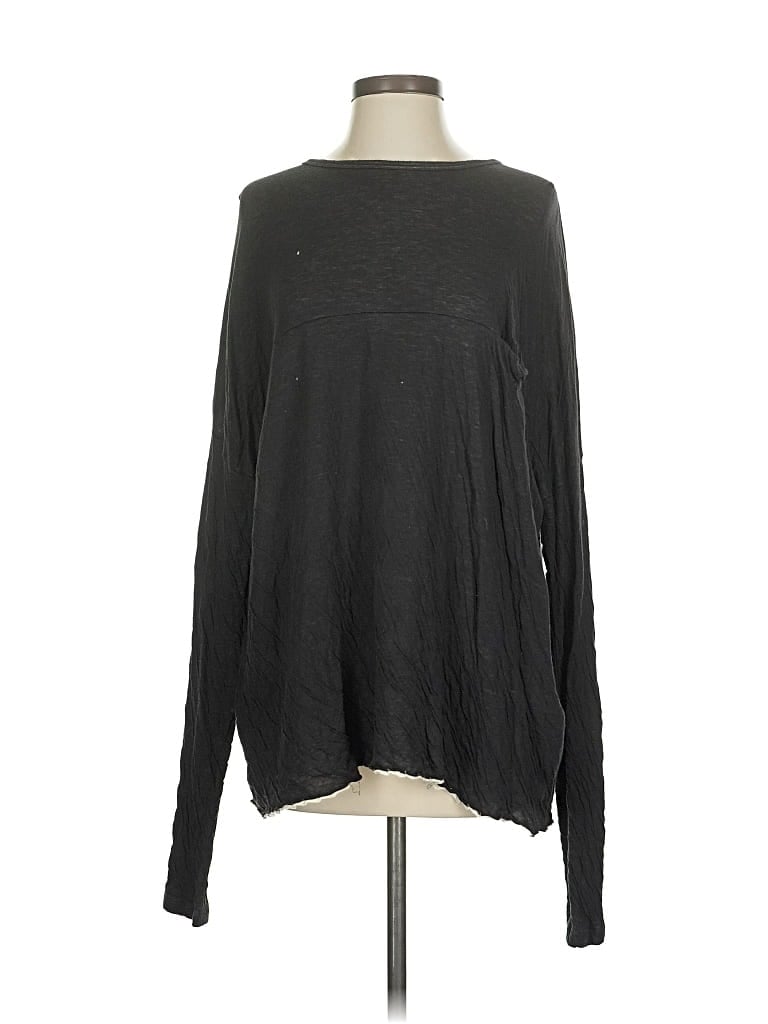 Pre-owned Isabel Benenato Long Sleeve T-shirt In Black