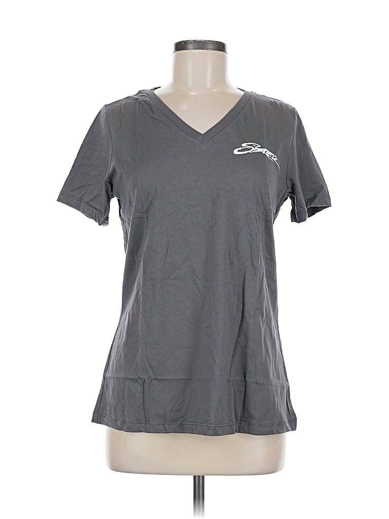 Pre-owned Bella+canvas Short Sleeve T-shirt In Gray