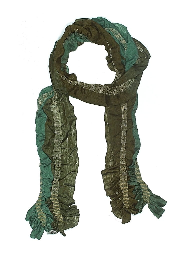 Pre-owned Assorted Brands Scarf In Blue