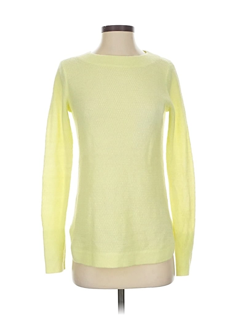 Pre-owned Ann Taylor Loft Pullover Sweater In Yellow