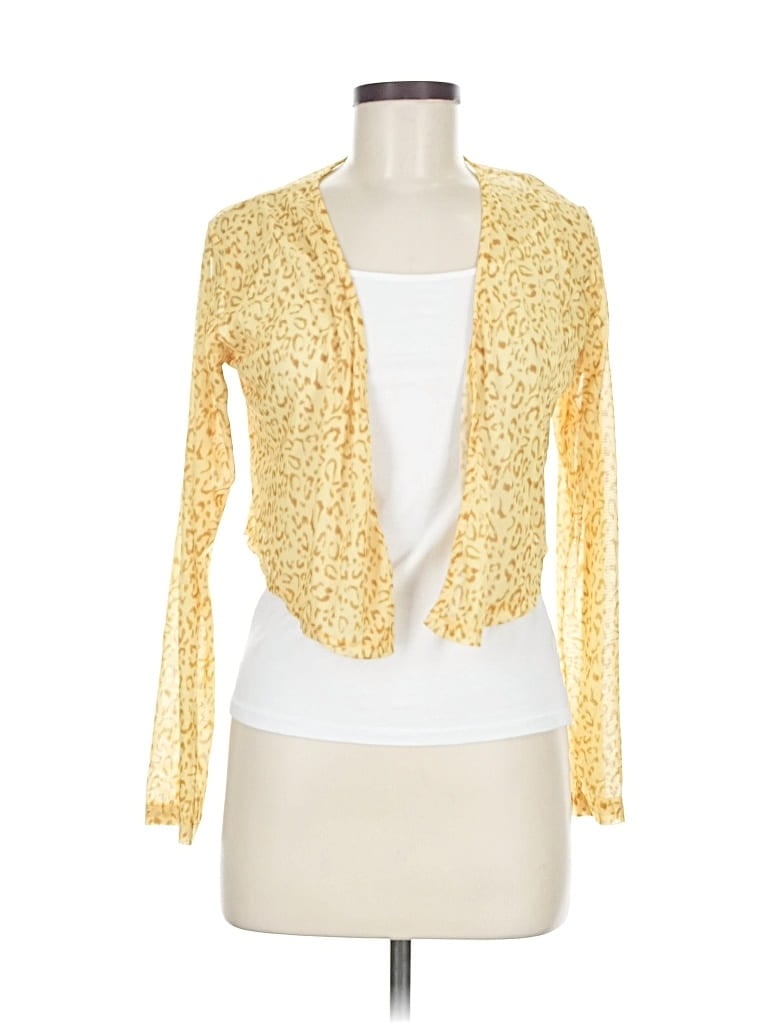 Pre-owned Unbranded Kimono In Gold