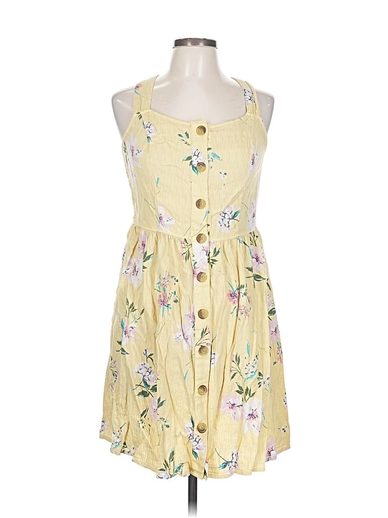 Pre-owned So Casual Dress In Yellow