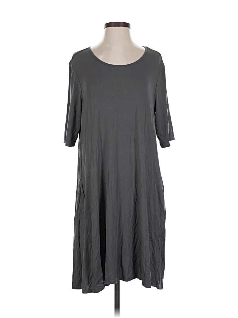Pre-owned Grace & Lace Casual Dress In Gray