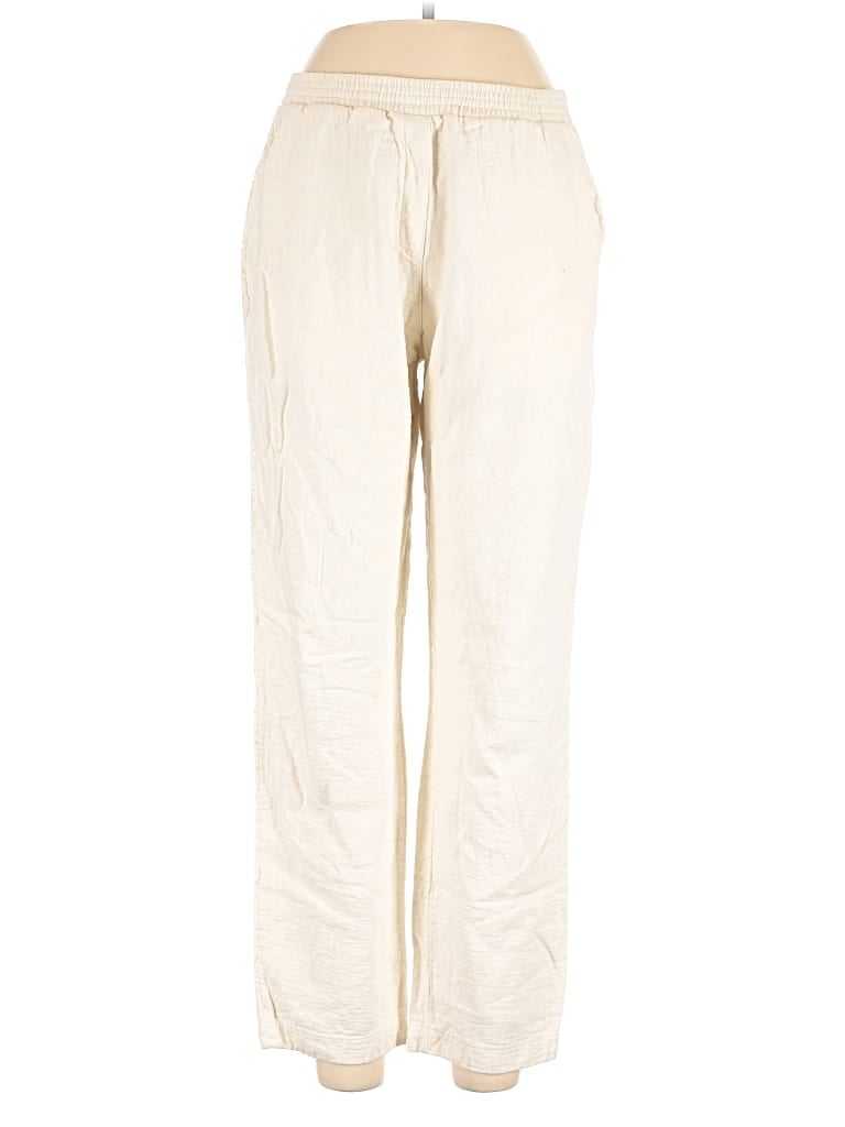 Pre-owned Majestic Filatures Casual Pants In White