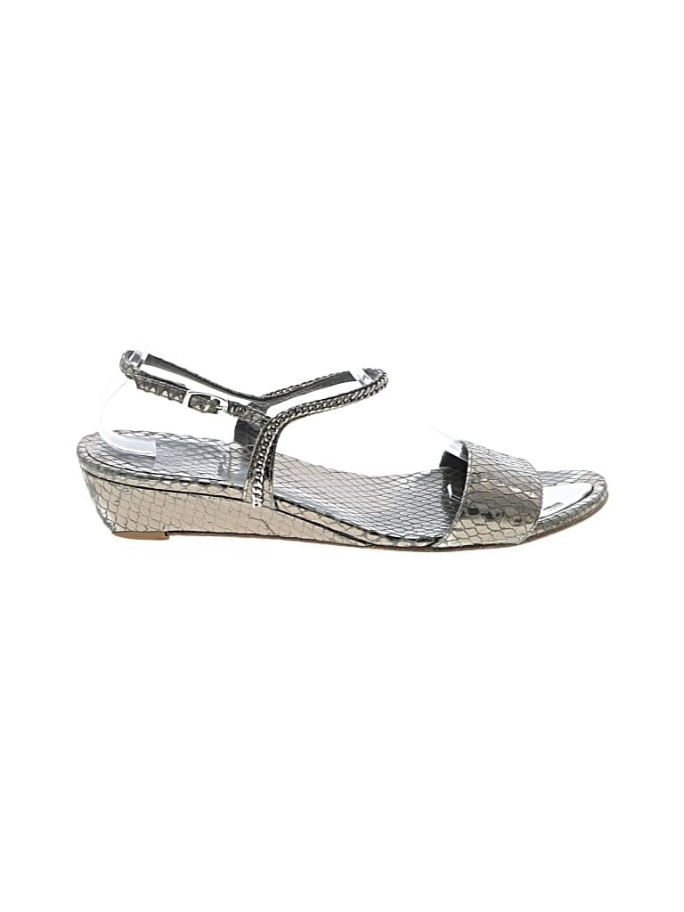 STUART WEITZMAN Pre-owned Wedges In Silver