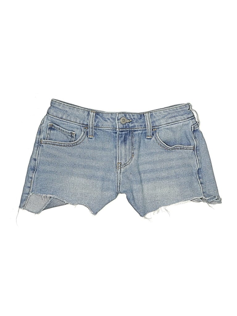 Pre-owned Hollister Denim Shorts In Blue