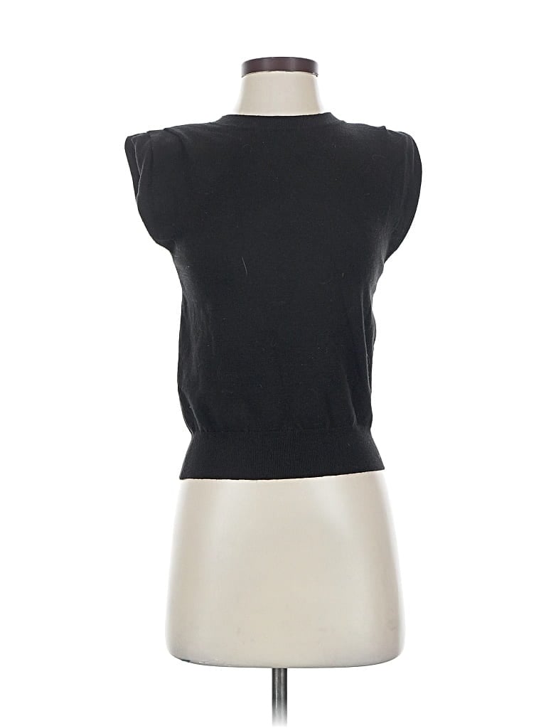 EVEREVE Pre-owned Sleeveless Top Black Boatneck Tops