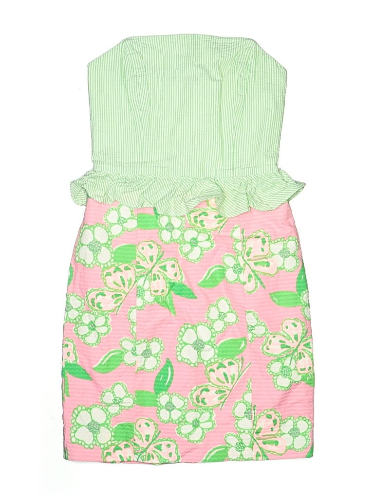 Pre-owned Lilly Pulitzer Cocktail Dress In Green