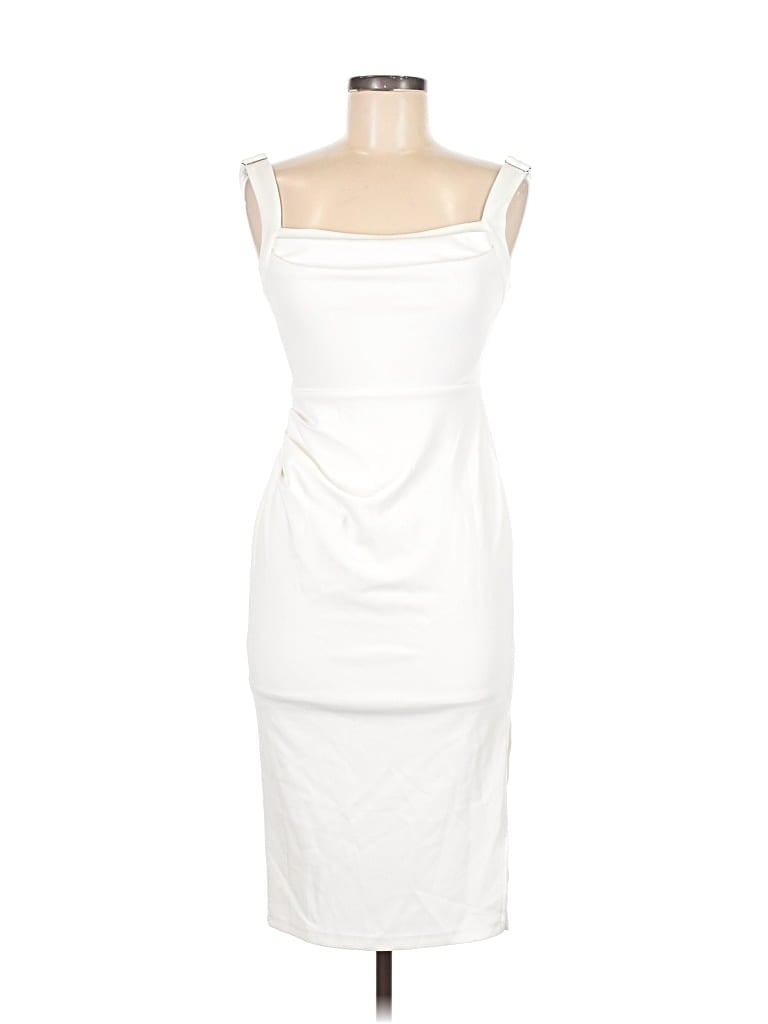 Here Comes The Sun Cocktail Dress In White