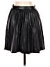 MNG 100% Polyester Black Faux Leather Skirt Size 2 - photo 2